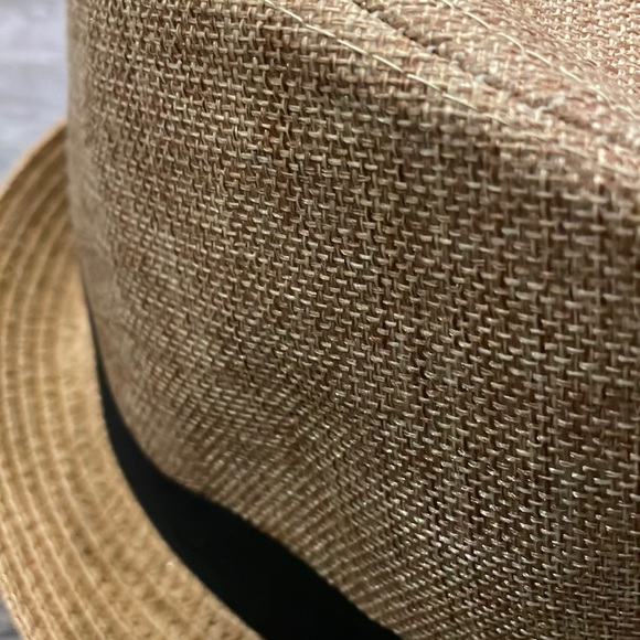 EUC CYD Jute & Paper 100% Paper Fidora Hat Size Med - Picture 5 of 8